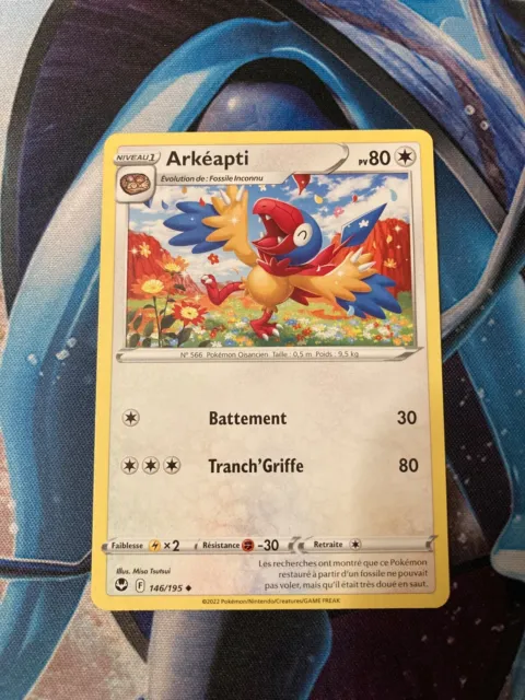 Carte Pokémon Arkéapti 146/195 - EB12 Tempête Argentée