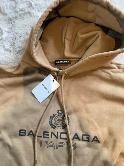 Felpa balenciaga uomo best sale bianca