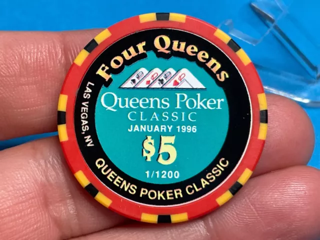 $5 Four Queens Doyle Brunson Las Vegas Nevada Casino Chip  X-818 2