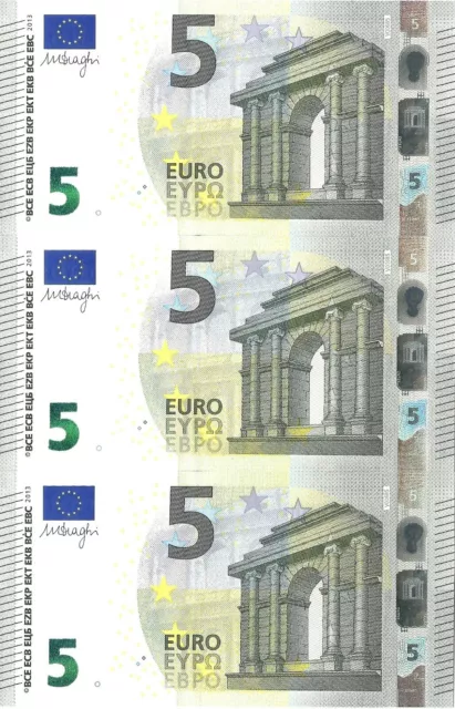 European Union - Spain 5 Euro Banknote, 2013, P-20v, UNC