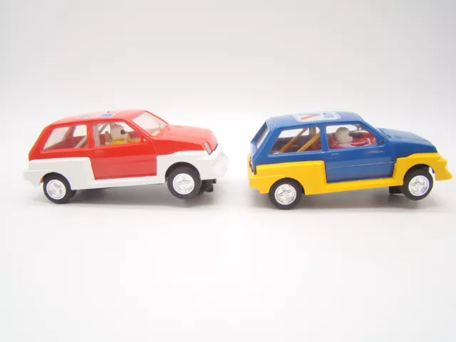 Scalextric - Mg Metro - C214 & C215 - 1/32 - Slot Car - Jouet Ancien -
