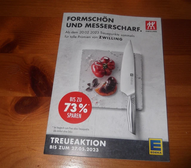 30 ZWILLING TREUEPUNKTE Edeka Aktion 2023 schon geklebt EUR 1,00 - PicClick DE