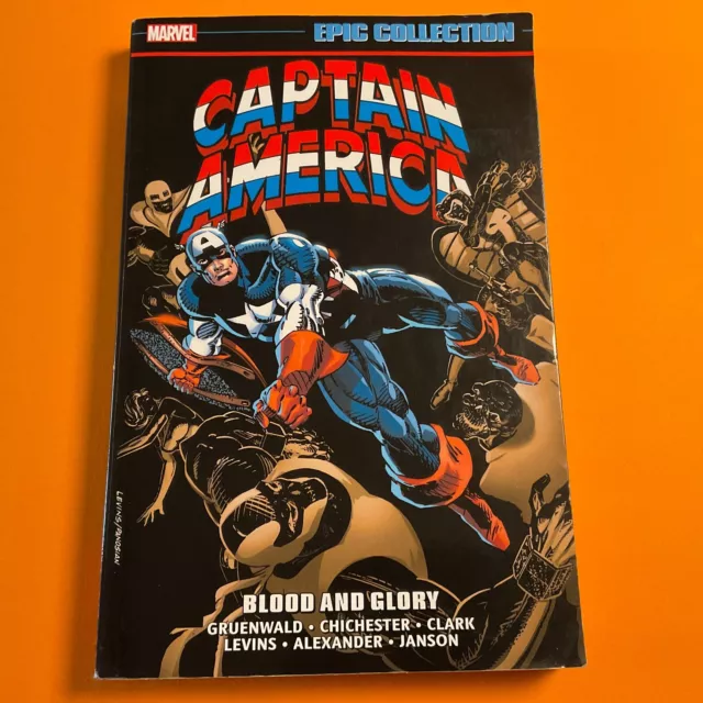 Captain America Epic Collection Vol. 18 Blood & Glory Punisher OOP TPB Gruenwald