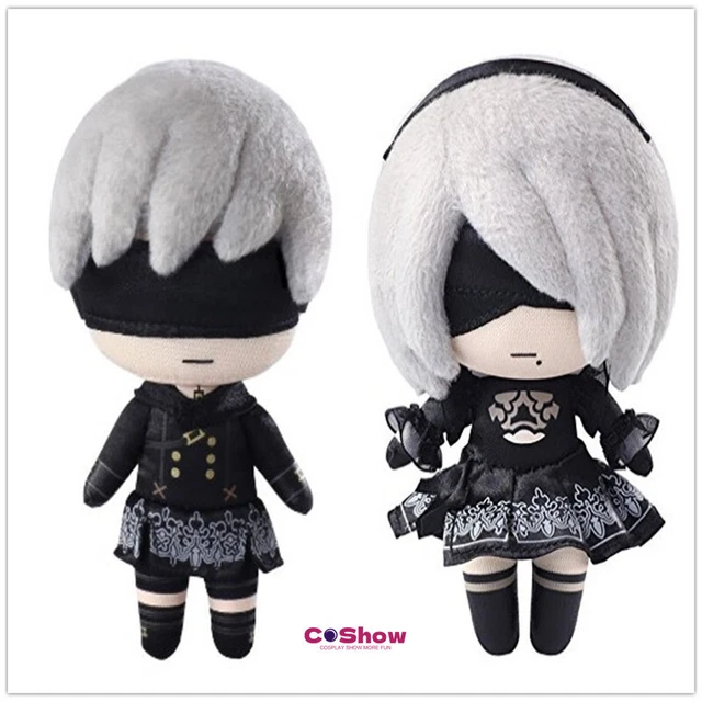 2023 Nier Automata 2B Yorha No 2 B Type Mini Plush Toy Doll Kawaii In Stock 23cm
