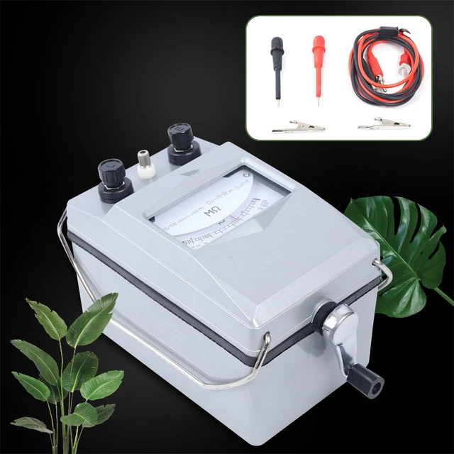 MANUAL MEGOHMMETER FRP Resistance Tester Industrial Digital Insulation