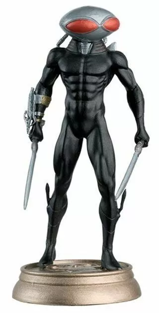 Figura De Resina Eaglemoss Dc Chess Ajedrez 49 Black Manta Sin Revista