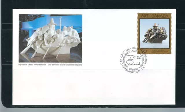 Canada SC # 1602 The Spirit Of Haida Gwaii By Bill Reid  FDC . Canada Post