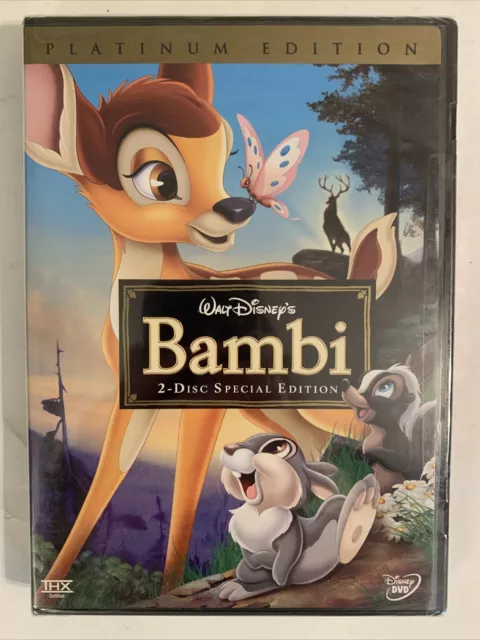 NEW Walt Disney's BAMBI DVD Special Edition/Platinum Edition 2-Disc 2005 SEALED