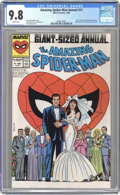 Amazing Spider-Man Annual #21A Direct CGC 9.8 1987 4046255021