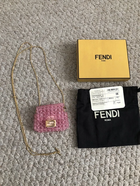 FENDI MICRO BAGUETTE bag Pink EUR 226,33 PicClick IT