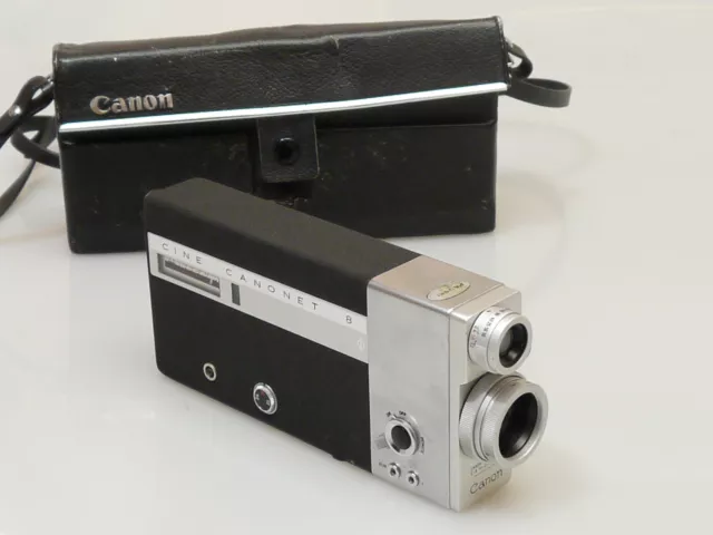 Prl) Canon Cine Canonet 8 Vintage Video Camera Photo Film Collection