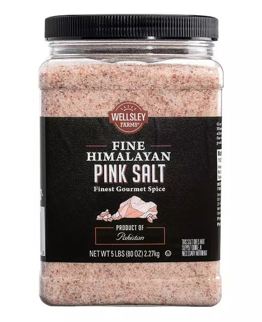 5 lbs Natural Himalayan Crystal Pink Salt Ancient Sea Salt Kosher Low Sodium