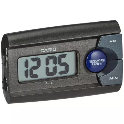 Casio Pq-31-1Ef  Despertador Digital  Alarma-Repeticion Y Luz