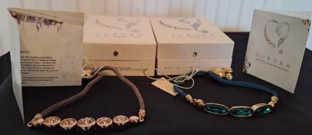 Aurora swarovski crystal online friendship bracelet watch