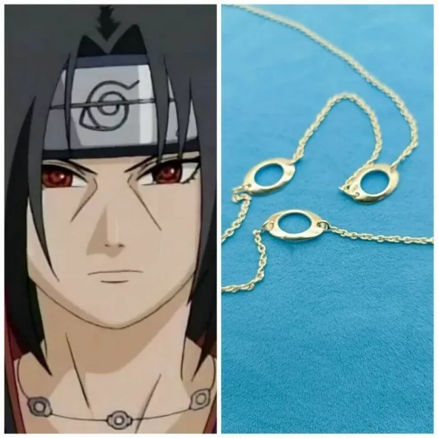 Naruto Itachi Necklace 925 Sterling Silver Necklace Anime Jewelry Collection