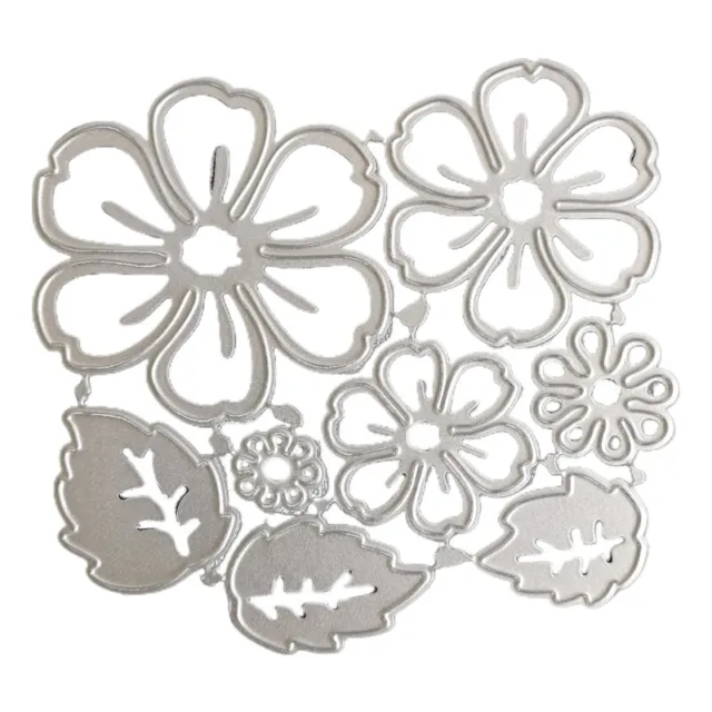 Flowers Leaves Cutting Dies Set for Cards Scrapbooking and Stamps Album Card