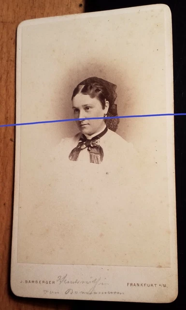 von Bornemann ? ca. 1860er Jahre CDV J. Bamberger Frankfurt am Main