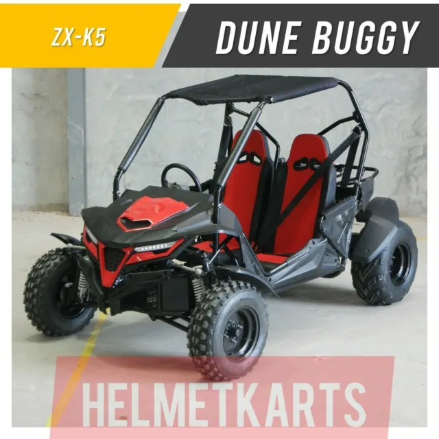 ZX-K5 - Premium Off road Dune Buggy RED - Twin seater 200cc FORZA Race GO KART