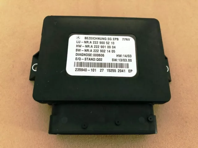 Modulo Controllo Freno Di Parcheggio Mercedes Benz A2229005210 Oem