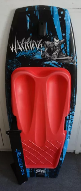 Blindside Warrior Fibreglass Kneeboard - Blue - Including Tow Hook