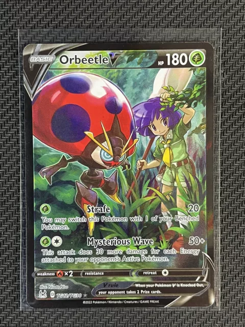 Pokemon Card Orbeetle V Full Art SWSH Lost Origin Ultra Rare TG12/TG30