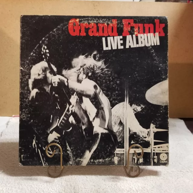 Grand Funk Railroad - álbum en vivo vinilo 2 LP 1970 Gatefold/sin póster SWBB 633