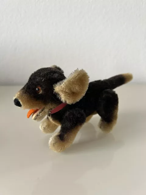 Steiff Dackel „Lumpi“…Mohair…stehend 11cm…süss