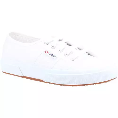 Superga 2750 Cotu Classic Womens Ladies White Canvas Trainers Shoes Size 4-8