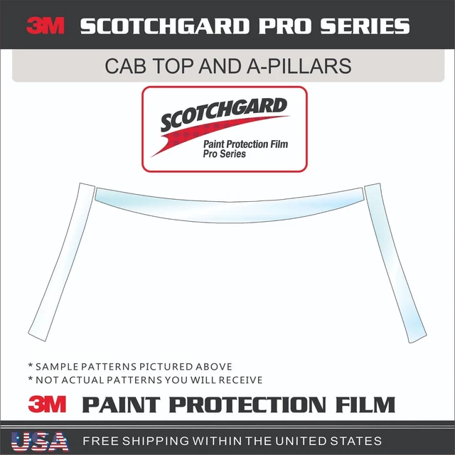 3M SCOTCHGARD PRO Paint Protection Film Clear Bra For 1522 Gmc Canyon