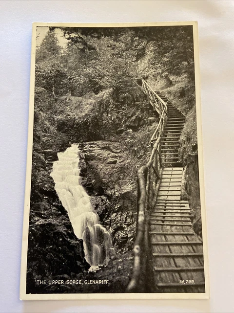 Vintage Postcard Real Photo Upper Gorge Glenariff County Antrim NI Unposted