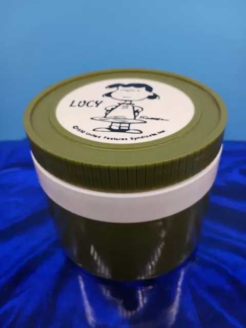 Vintage 1950 Lucy Peanuts Insulated Thermos Jar Model #1155/3