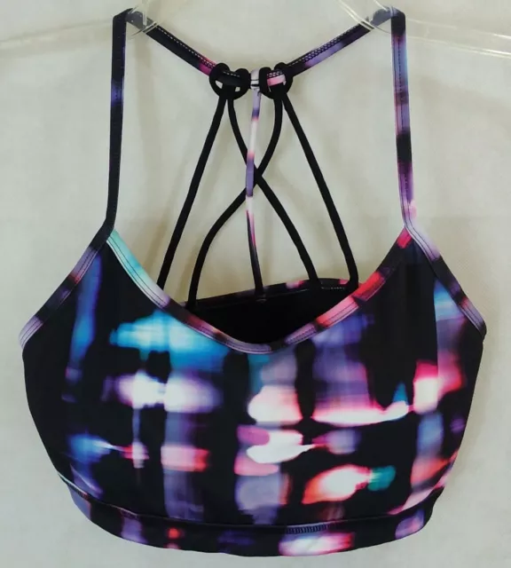 Express Exp Core Performance Womens medium Stappy Sports Bra EUC