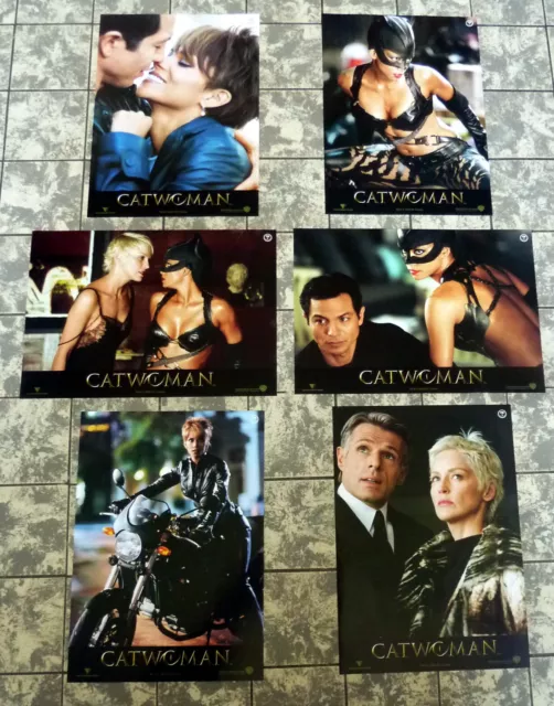 CATWOMAN Halle Berry 6 Lobby Cards German complete L C-Set ´04  Sharon Stone