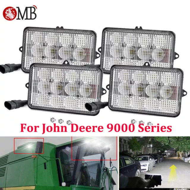 6x4 60W LED Combine Light TL9000 Fits John Deere 9400,9500,9600,9410,9510,9610