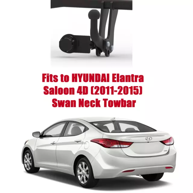 Tow Bar For HYUNDAI Elantra V Saloon (2011-2015) & 7 Pin Bypass Relay Kit H212