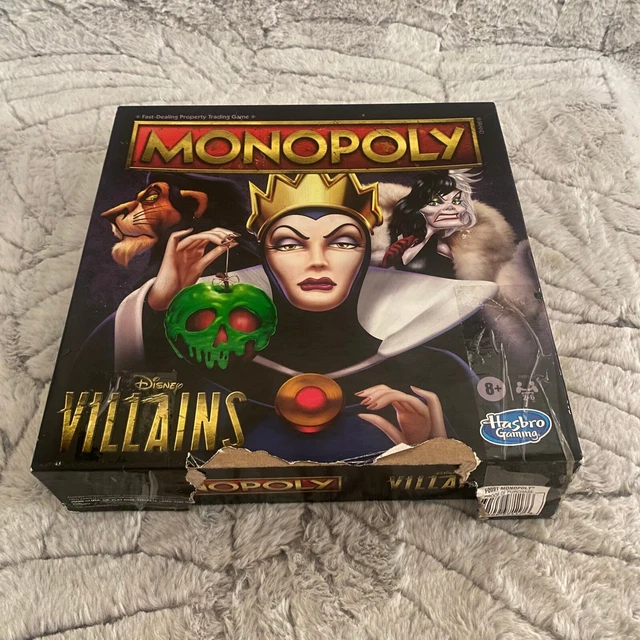 HASBRO GAMING MONOPOLY Disney Villains Edition Property Board Game