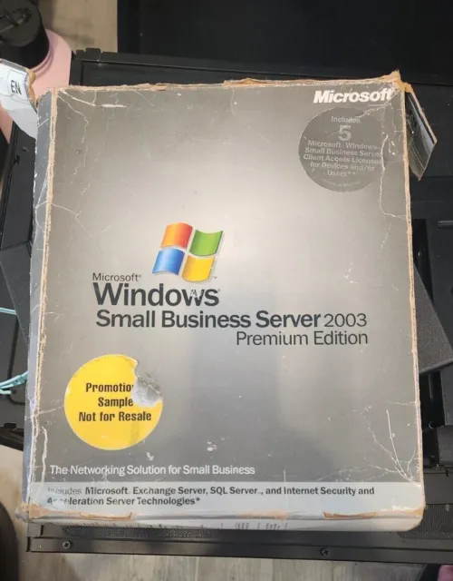 Windows Small Business Server 2003 Premium Full version w/SP1 & License & Key