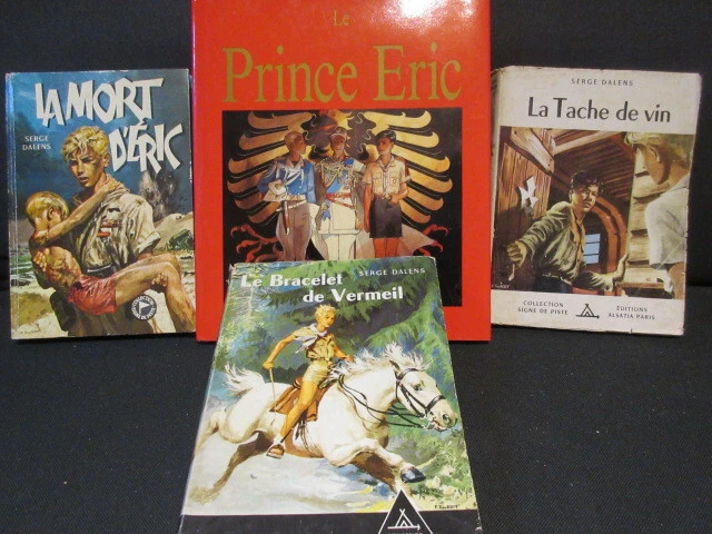 Lot 7 éditions Prince Eric + Lettre Signée Serge Dalens (1944-1995) – Bon état