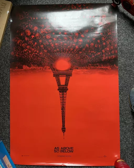 AS ABOVE, SO BELOW - 27"x40" D/S Original Movie Poster One Sheet - 2014  Paris