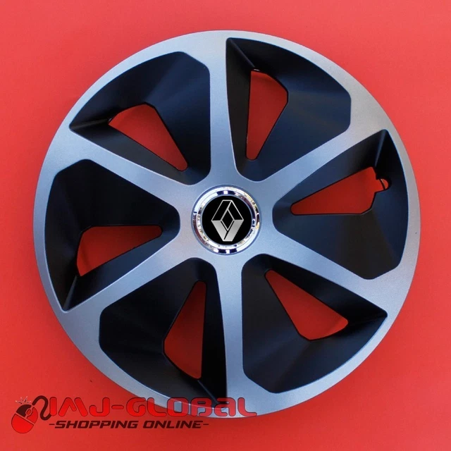 Kit De 4 Enjoliveurs 16 Pouces Compatibles Renault Trafic, Scenic, Megane, Clio - Design Original