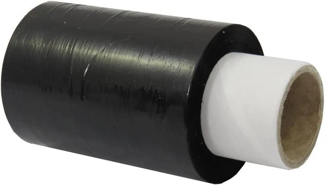 triplast 100 mm x 150 m Mini Film étirable pour palette – Noir Lot de 5