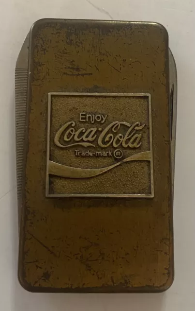 Coca Cola Money Clip With Pocket Knife/Nail File