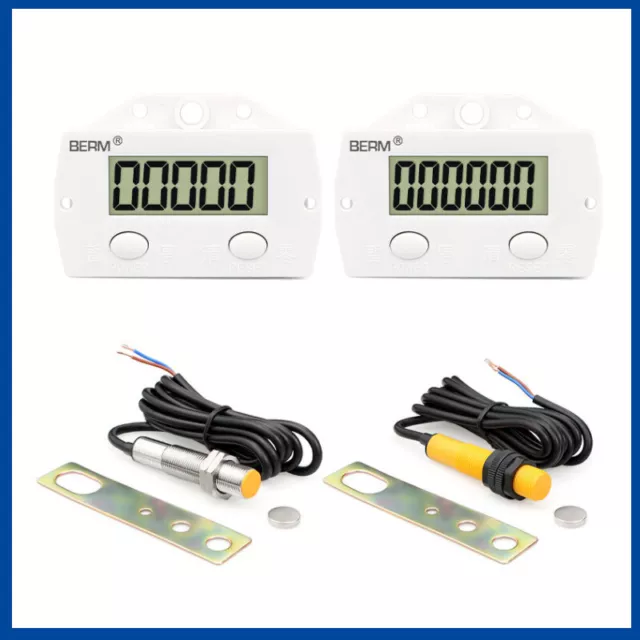 New 5 6 Digits LCD Display Electronic Counter With Sensor Control Counter