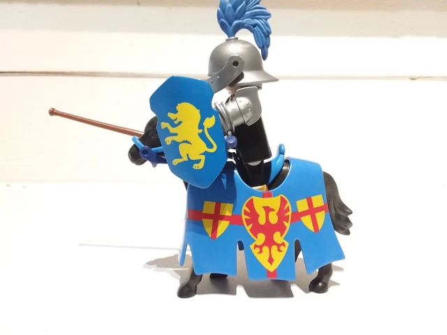 PLAYMOBIL L5168 Medioevo – Set Di Armature E Cavalli Per Cavalieri (usato) - Foto 5