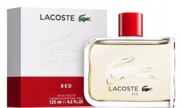 Lacoste Style In Play Red by Lacoste EDT Cologne for Men 4.2 oz New In Box