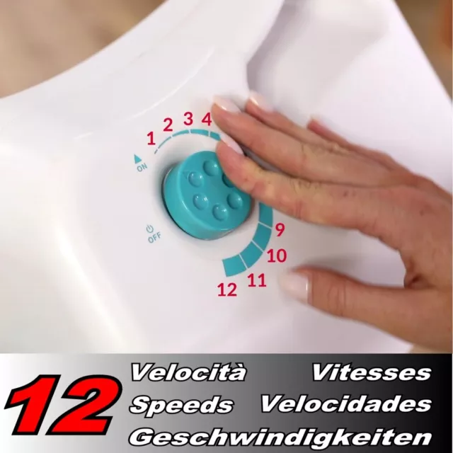 NUOVO VibroMassaggiatore VarioLux Super, 12 velocità, 4 fasce, IN SUPER OFFERTA! 3