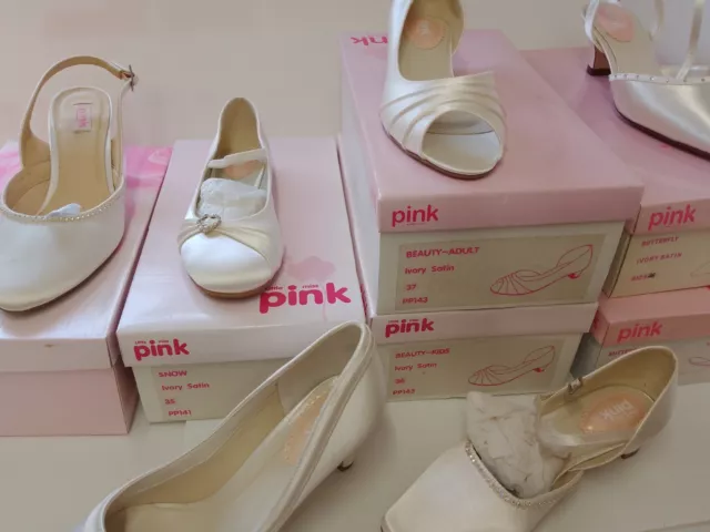 Pink by Paradox Bridal/Occasion Shoes- You choose style/size (Ex demo stock) 2