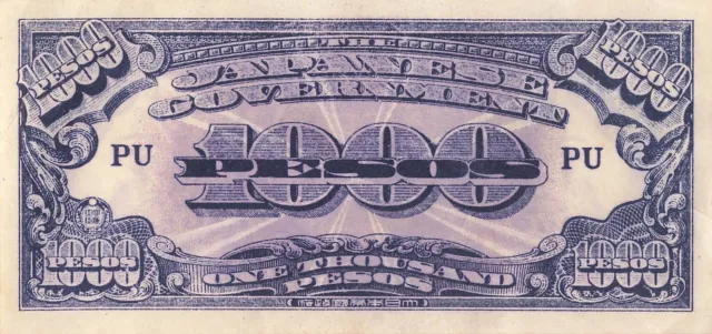Philippines 1000 Pesos 1945 AU