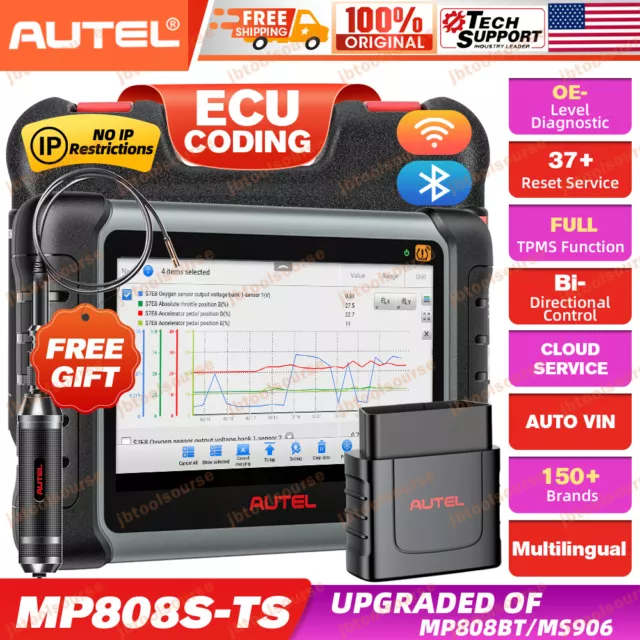 Autel MaxiPRO MP808S-TS Auto Programming Diagnostic Scanner Tool TPMS Key Coding