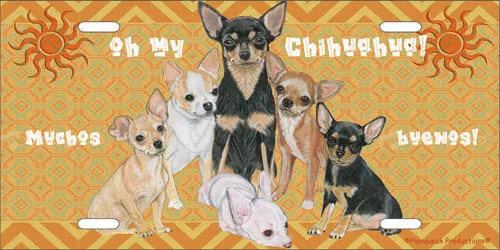 Chihuahua License Plate